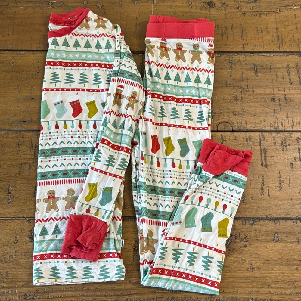 Little Sleepies: Fair Isle. Size 7/8. Long Sleeve. 2 Piece Pants Set.